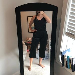 Black Velvet Jumpsuit